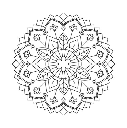 Mandala Målarbok för barn
