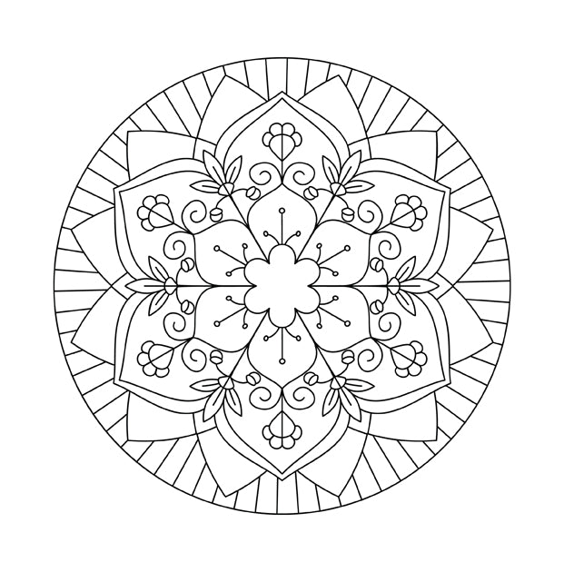 Mandala kleurboek voor kinderen