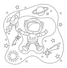 Load image into Gallery viewer, Libro da colorare sistema solare per bambini
