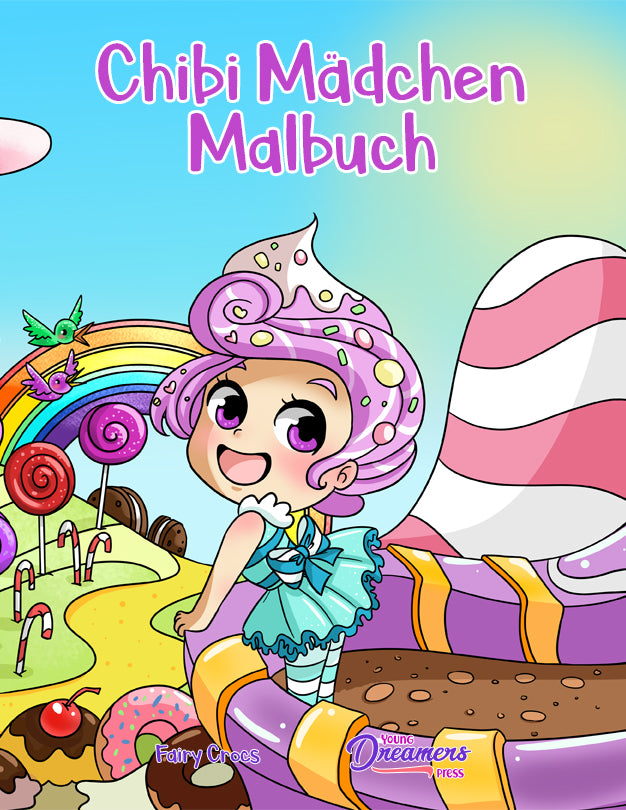 Chibi Mädchen Malbuch