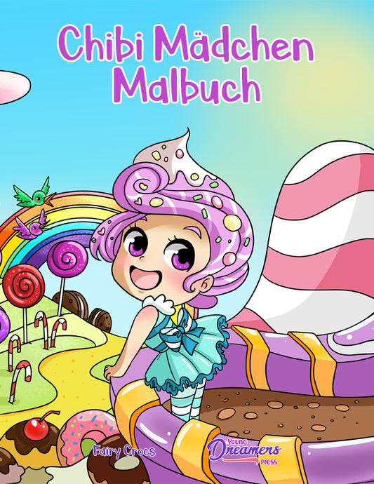 Chibi Mädchen Malbuch