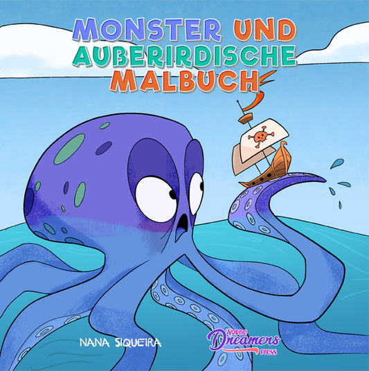 Monster und Außerirdische Malbuch