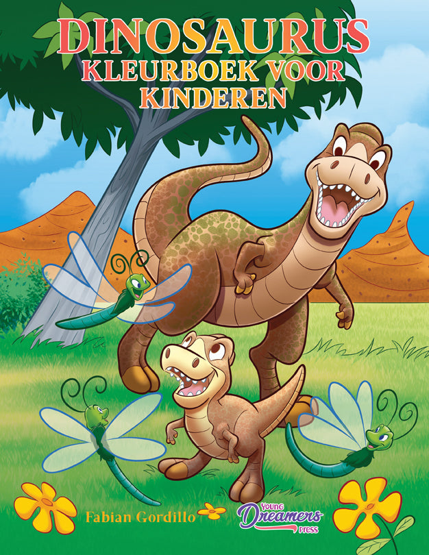 Dinosaurus kleurboek voor kinderen