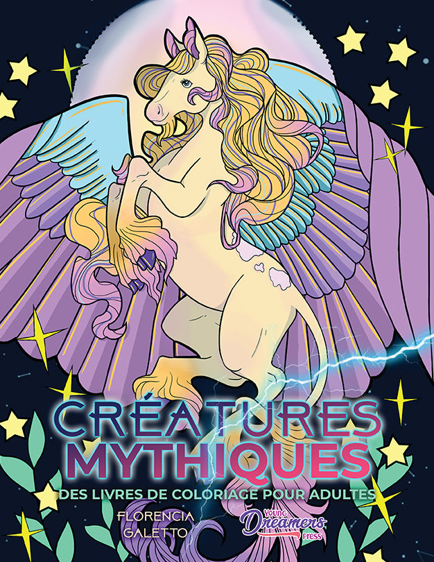 Créatures mythiques des livres de coloriage pour adultes