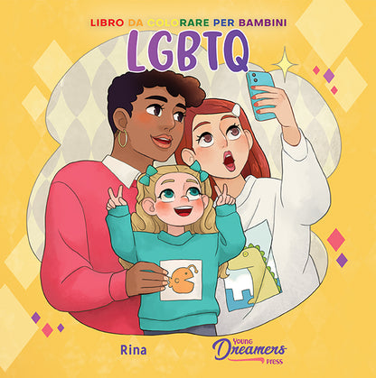 Libro da colorare per bambini LGBTQ
