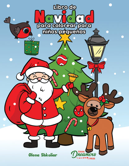 Libro de Navidad para colorear para niños pequeños