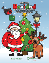 Load image into Gallery viewer, Libro de Navidad para colorear para niños pequeños
