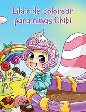 Load image into Gallery viewer, Libro de colorear para niñas Chibi
