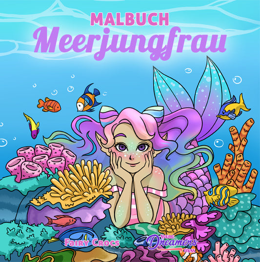 Malbuch Meerjungfrau