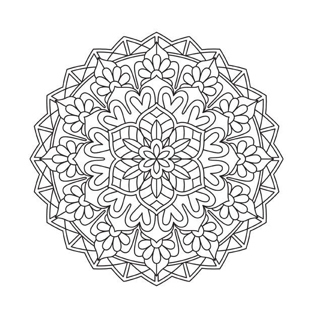 Mandala Malbuch für Kinder