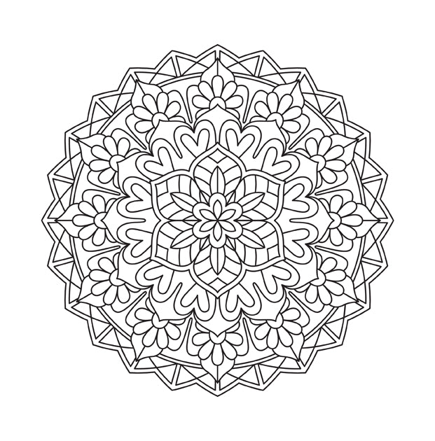 Mandala Malbuch für Kinder