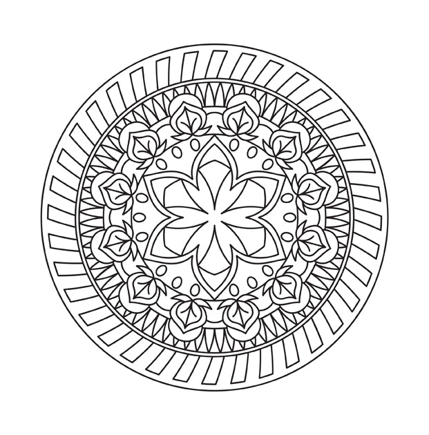 Mandala Målarbok för barn