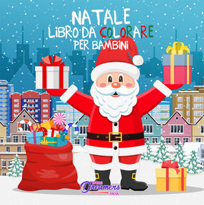Natale libro da colorare per bambini