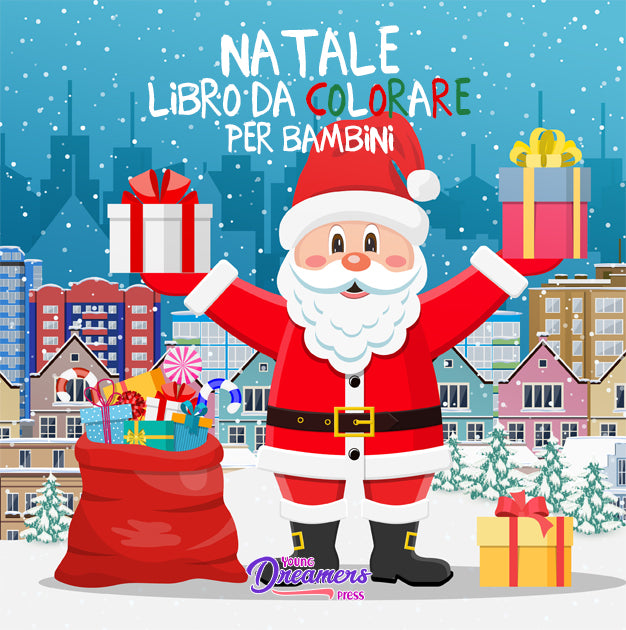 Natale libro da colorare per bambini