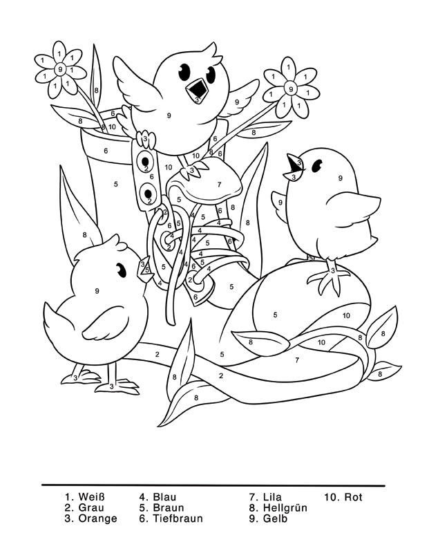 Oster Aktivitätenbuch für Kinder zwischen 6-8: Malvorlagen, Punkt zu Punkt, Labyrinthe, Malen nach Zahlen und mehr