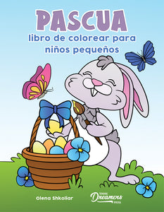 Pascua libro de colorear para niños pequeños