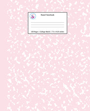 Load image into Gallery viewer, Pastel Notebook College Ruled: Pink Composition Notebook
