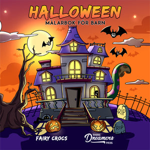 Halloween Målarbok för barn