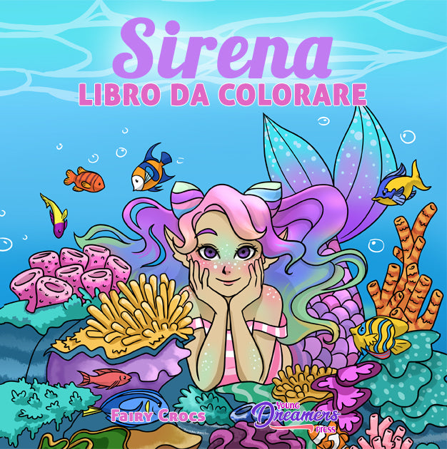 Sirena libro da colorare