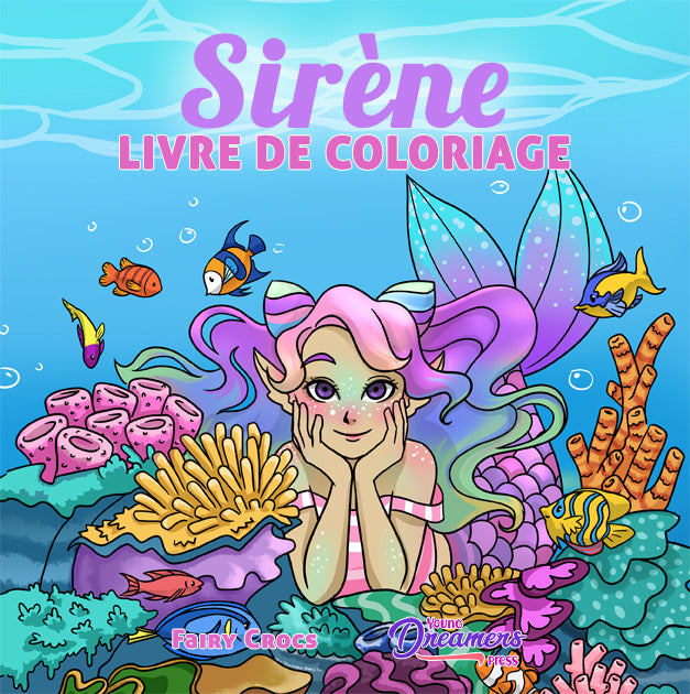 Sirène livre de coloriage