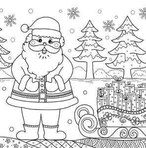 Natale libro da colorare per bambini