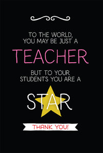 To The World: Teacher Notebook Journal