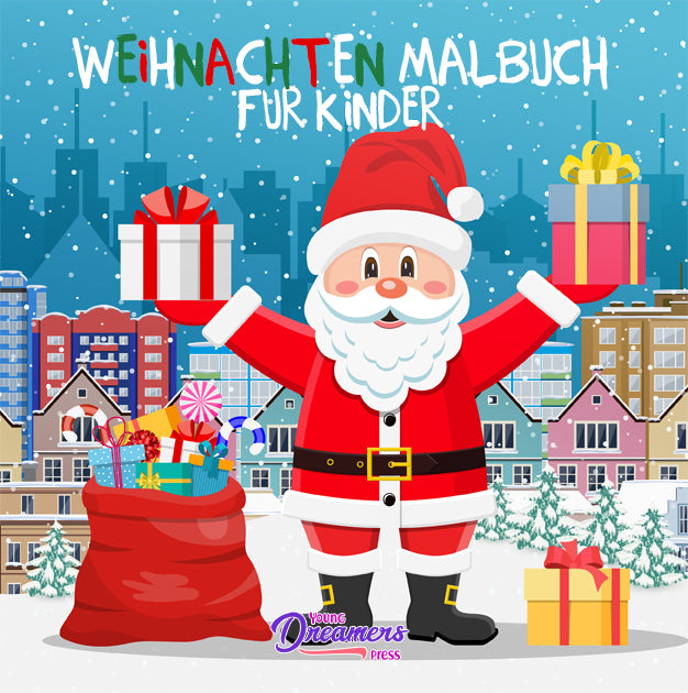 Weihnachten Malbuch für Kinder