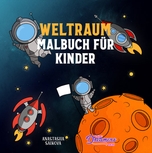 Weltraum Malbuch für Kinder