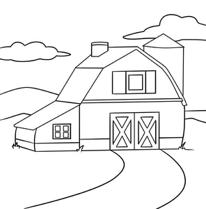 Animaux de la ferme livre de coloriage