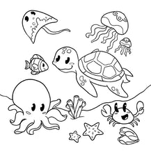 Load image into Gallery viewer, Sirène livre de coloriage
