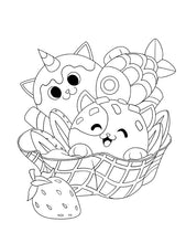 Load image into Gallery viewer, Katten kleurboek voor kinderen
