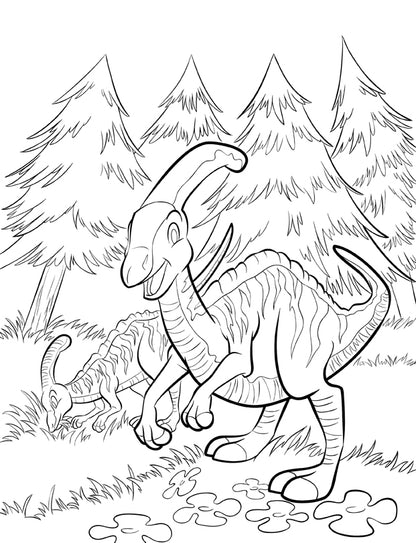 Dinosaure livre de coloriage