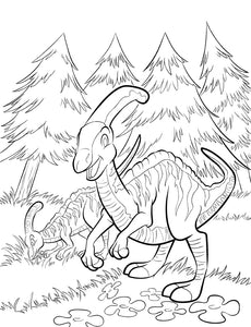 Dinosaurios libro de colorear
