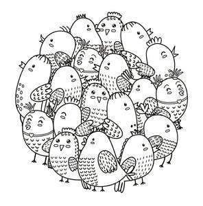Livre de Coloration de motifs mignons et joues
