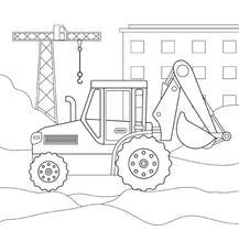 Load image into Gallery viewer, Coches y camiones libro de colorear para niños
