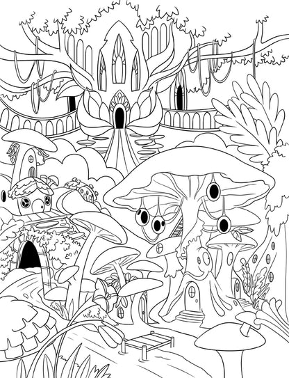 Livre de coloriage Fée: Pour les enfants 6-8 ans, 9-12 ans