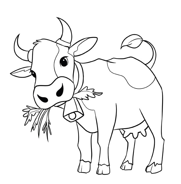 Animaux de la ferme livre de coloriage