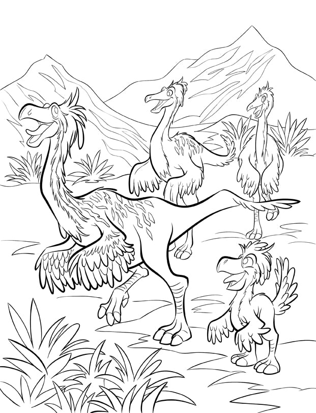 Dinosauro libro da colorare