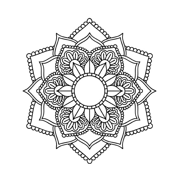 Achtsames Mandalas Malbuch für Kinder