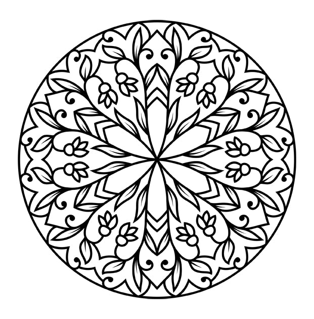 Achtsames Mandalas Malbuch für Kinder