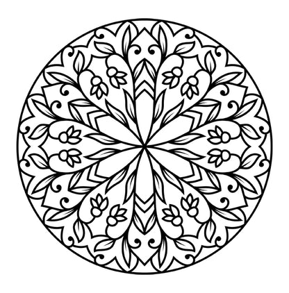 Achtsames Mandalas Malbuch für Kinder