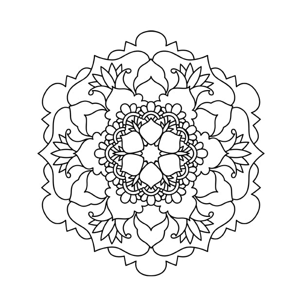 Achtsames Mandalas Malbuch für Kinder