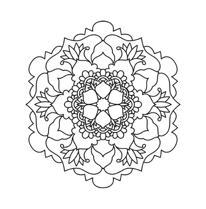 Achtsames Mandalas Malbuch für Kinder