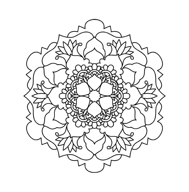 Mindful Mandalas kleurboek voor kinderen