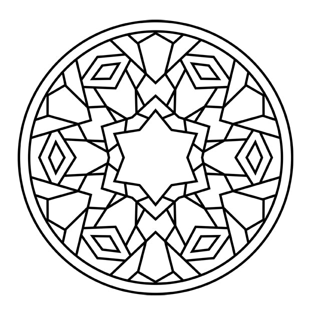 Achtsames Mandalas Malbuch für Kinder