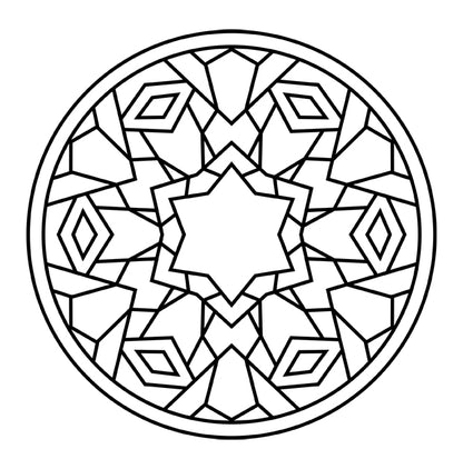 Achtsames Mandalas Malbuch für Kinder