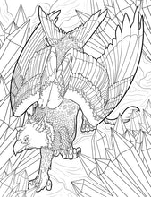 Load image into Gallery viewer, Fabelwesen malen Bücher für Erwachsene: Legendäre Bestien und Monster aus der Folklore
