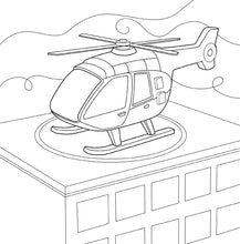 Load image into Gallery viewer, Livre de coloriage de voitures, camions et véhicules de chantier
