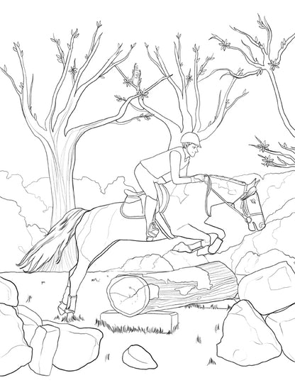 Chevaux livre de coloriage