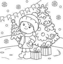 Load image into Gallery viewer, Navidad libro de colorear para niños
